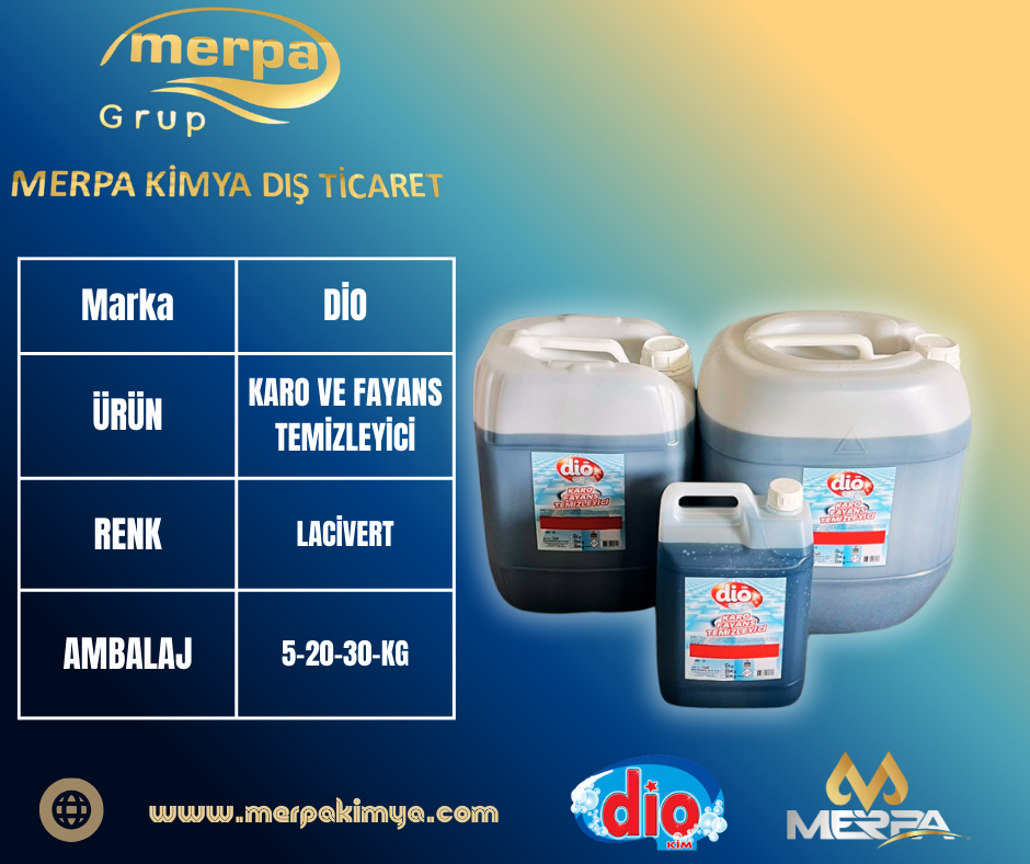 DİO KARO VE FAYANS TEMİZLEYİCİ